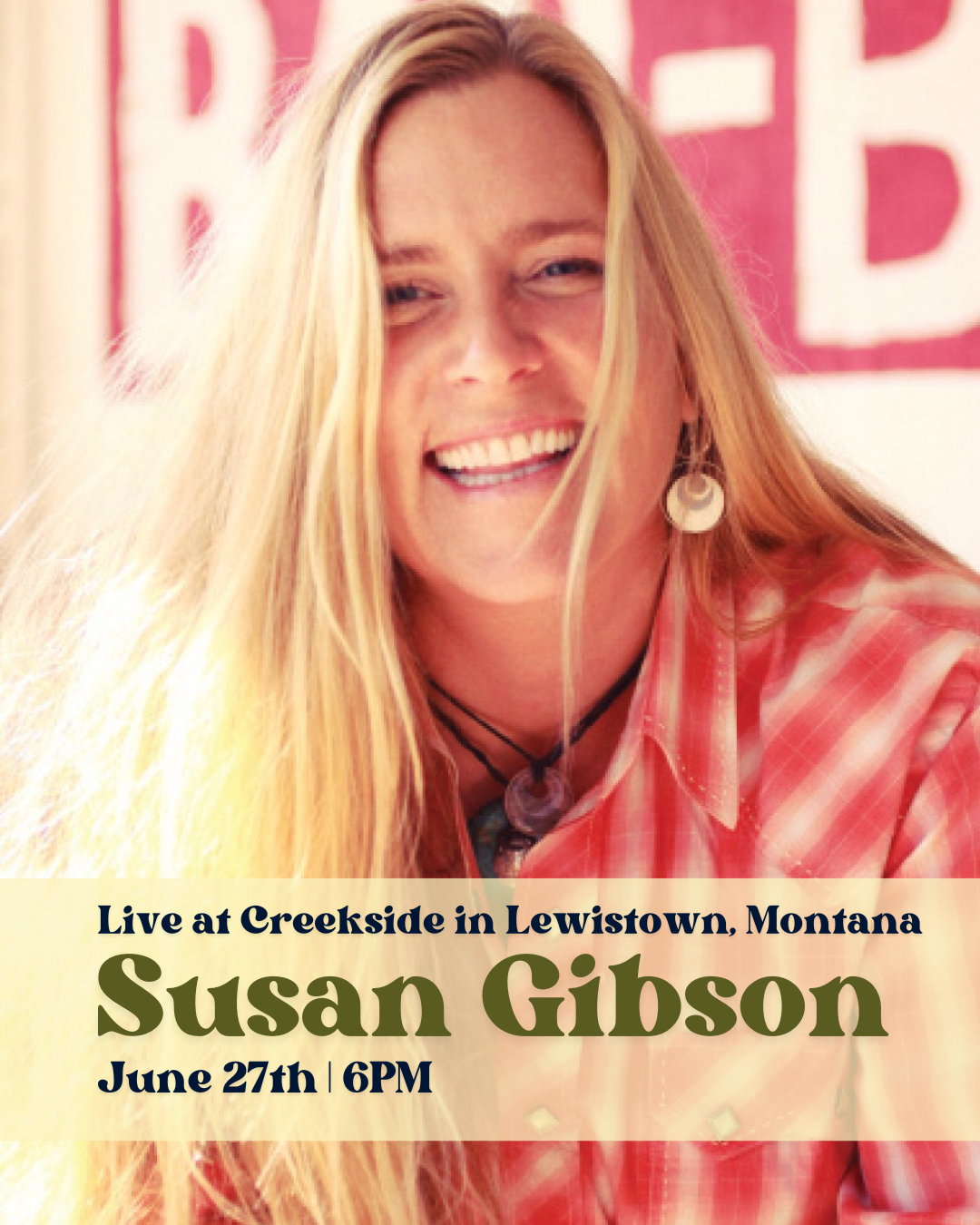 Susan Gibson Encore Performance